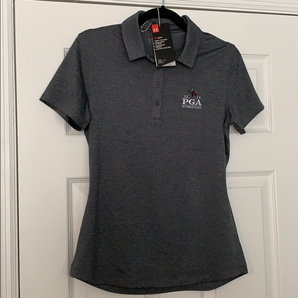 Under Armour 2019 PGA Tour golf polo NWT